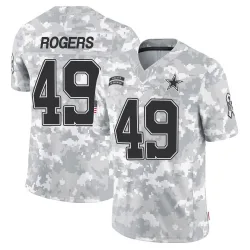 Men's DJ Rogers Dallas Cowboys No.49 Limited 2024 Salute to Service Jersey - Arctic Camo