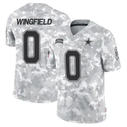 Men's DJ Wingfield Dallas Cowboys No.0 Limited 2024 Salute to Service Jersey - Arctic Camo