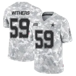 Men's D.J. Withers Dallas Cowboys No.59 Limited 2024 Salute to Service Jersey - Arctic Camo
