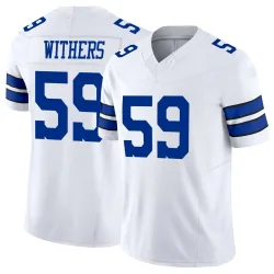 Men's D.J. Withers Dallas Cowboys No.59 Limited Vapor F.U.S.E. Jersey - White