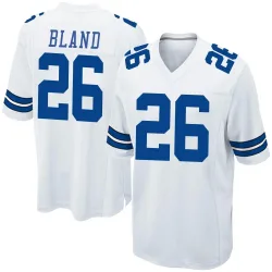 Men's DaRon Bland Dallas Cowboys No.26 Game Jersey - White