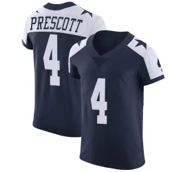 Men's Dak Prescott Dallas Cowboys No.4 Elite Alternate Vapor Untouchable Jersey - Navy