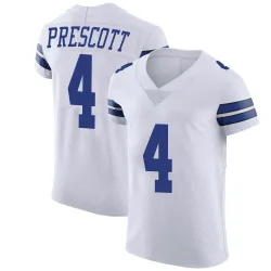 Men's Dak Prescott Dallas Cowboys No.4 Elite Vapor Untouchable Jersey - White