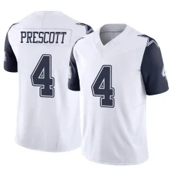 Men's Dak Prescott Dallas Cowboys No.4 Limited 2nd Alternate Vapor F.U.S.E. Jersey - White