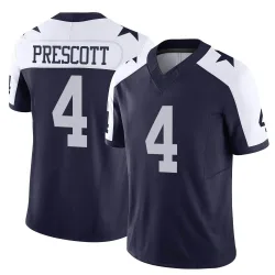 Men's Dak Prescott Dallas Cowboys No.4 Limited Alternate Vapor F.U.S.E. Jersey - Navy