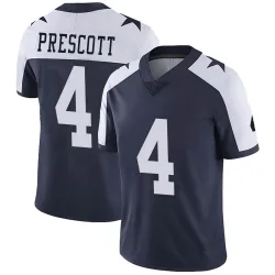 Men's Dak Prescott Dallas Cowboys No.4 Limited Alternate Vapor Untouchable Jersey - Navy