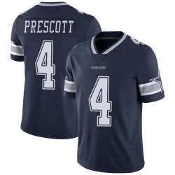 Men's Dak Prescott Dallas Cowboys No.4 Limited Team Color Vapor Untouchable Jersey - Navy