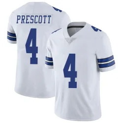 Men's Dak Prescott Dallas Cowboys No.4 Limited Vapor Untouchable Jersey - White