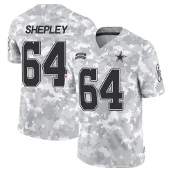 Men's Dakoda Shepley Dallas Cowboys No.64 Limited 2024 Salute to Service Jersey - Arctic Camo
