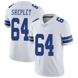 Men's Dakoda Shepley Dallas Cowboys No.64 Limited Vapor Untouchable Jersey - White