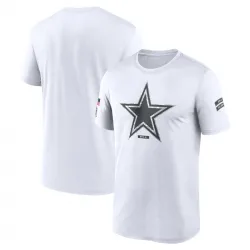Men's Dallas Cowboys No. Legend 2024 Salute To Service Performance T-Shirt - White