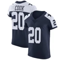 Men's Dalvin Cook Dallas Cowboys No.20 Elite Alternate Vapor Untouchable Jersey - Navy