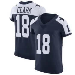 Men's Damone Clark Dallas Cowboys No.18 Elite Alternate Vapor Untouchable Jersey - Navy