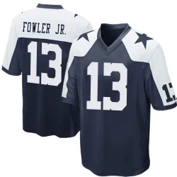 Men's Dante Fowler Jr. Dallas Cowboys No.13 Game Throwback Jersey - Navy Blue