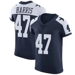 Men's Darius Harris Dallas Cowboys No.47 Elite Alternate Vapor Untouchable Jersey - Navy