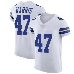 Men's Darius Harris Dallas Cowboys No.47 Elite Vapor Untouchable Jersey - White