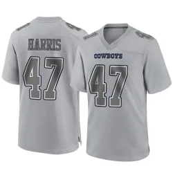 Men's Darius Harris Dallas Cowboys No.47 Game Atmosphere Fashion Jersey - Gray