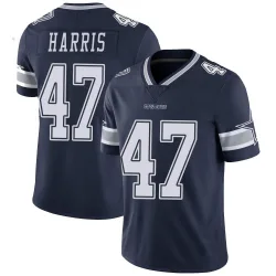 Men's Darius Harris Dallas Cowboys No.47 Limited Team Color Vapor Untouchable Jersey - Navy