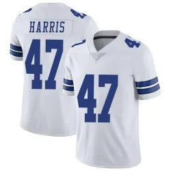 Men's Darius Harris Dallas Cowboys No.47 Limited Vapor Untouchable Jersey - White