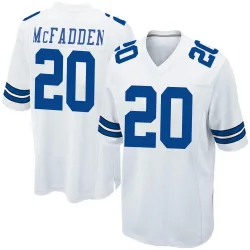 Men's Darren McFadden Dallas Cowboys No.20 Game Jersey - White