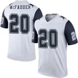 Men's Darren McFadden Dallas Cowboys No.20 Legend Color Rush Jersey - White