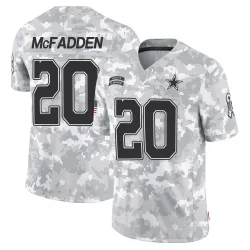 Men's Darren McFadden Dallas Cowboys No.20 Limited 2024 Salute to Service Jersey - Arctic Camo
