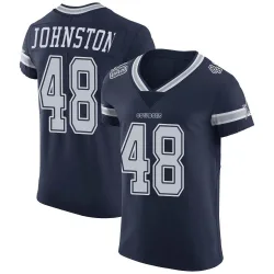 Men's Daryl Johnston Dallas Cowboys No.48 Elite Team Color Vapor Untouchable Jersey - Navy