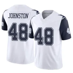 Men's Daryl Johnston Dallas Cowboys No.48 Limited 2nd Alternate Vapor F.U.S.E. Jersey - White