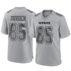 Men's David Durden Dallas Cowboys No.85 Game Atmosphere Fashion Jersey - Gray