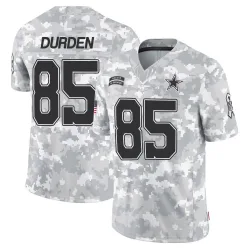 Men's David Durden Dallas Cowboys No.85 Limited 2024 Salute to Service Jersey - Arctic Camo