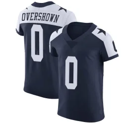 Men's DeMarvion Overshown Dallas Cowboys No.0 Elite Alternate Vapor Untouchable Jersey - Navy
