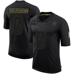 Men's DeMarvion Overshown Dallas Cowboys No.0 Limited 2020 Salute To Service Jersey - Black