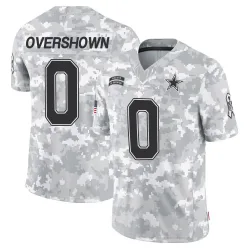Men's DeMarvion Overshown Dallas Cowboys No.0 Limited 2024 Salute to Service Jersey - Arctic Camo