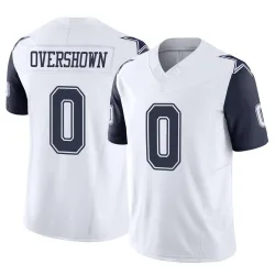 Men's DeMarvion Overshown Dallas Cowboys No.0 Limited 2nd Alternate Vapor F.U.S.E. Jersey - White