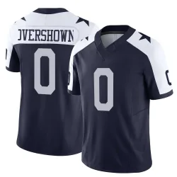 Men's DeMarvion Overshown Dallas Cowboys No.0 Limited Alternate Vapor F.U.S.E. Jersey - Navy