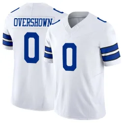 Men's DeMarvion Overshown Dallas Cowboys No.0 Limited Vapor F.U.S.E. Jersey - White