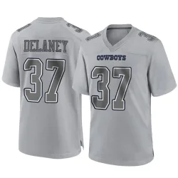 Men's Dee Delaney Dallas Cowboys No.37 Game Atmosphere Fashion Jersey - Gray