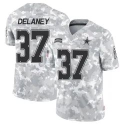 Men's Dee Delaney Dallas Cowboys No.37 Limited 2024 Salute to Service Jersey - Arctic Camo