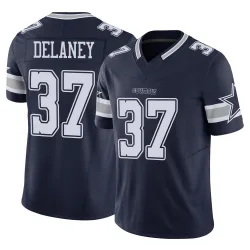 Men's Dee Delaney Dallas Cowboys No.37 Limited Vapor F.U.S.E. Jersey - Navy