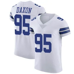 Men's Denzel Daxon Dallas Cowboys No.95 Elite Vapor Untouchable Jersey - White