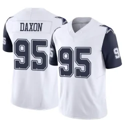 Men's Denzel Daxon Dallas Cowboys No.95 Limited 2nd Alternate Vapor F.U.S.E. Jersey - White