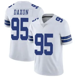 Men's Denzel Daxon Dallas Cowboys No.95 Limited Vapor Untouchable Jersey - White