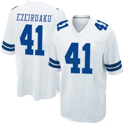 Men's Donovan Ezeiruaku Dallas Cowboys No.41 Game Jersey - White