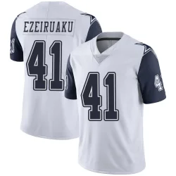 Men's Donovan Ezeiruaku Dallas Cowboys No.41 Limited Color Rush Vapor Untouchable Jersey - White