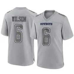Men's Donovan Wilson Dallas Cowboys No.6 Game Atmosphere Fashion Jersey - Gray
