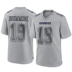 Men's Dontario Drummond Dallas Cowboys No.19 Game Atmosphere Fashion Jersey - Gray