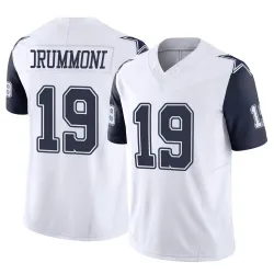 Men's Dontario Drummond Dallas Cowboys No.19 Limited 2nd Alternate Vapor F.U.S.E. Jersey - White