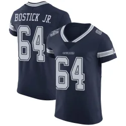 Men's Earl Bostick Jr. Dallas Cowboys No.64 Elite Team Color Vapor Untouchable Jersey - Navy