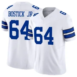 Men's Earl Bostick Jr. Dallas Cowboys No.64 Limited Vapor F.U.S.E. Jersey - White