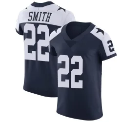 Men's Emmitt Smith Dallas Cowboys No.22 Elite Alternate Vapor Untouchable Jersey - Navy